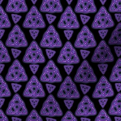 Purple Endless Triquetra