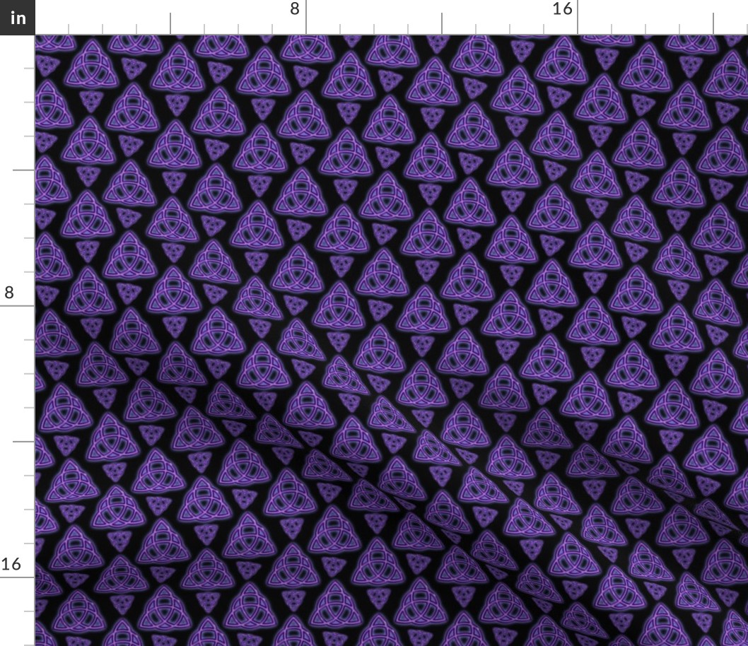 Purple Endless Triquetra