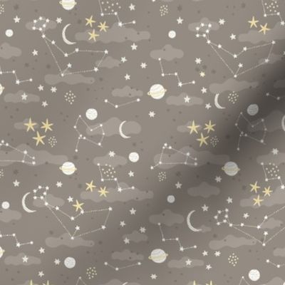 cosmos fabric design - space and stars