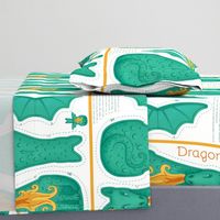 Dragon Cut and Sew Plushie - green