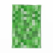 Green Pixel Fabric