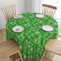 Green Pixel Fabric