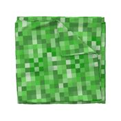 Green Pixel Fabric