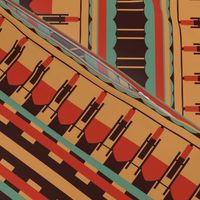 Art Deco Southwest Stripes