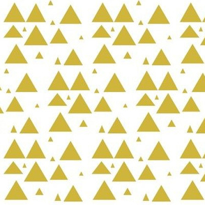 Gold Scattered Triangles - Gold Triangles