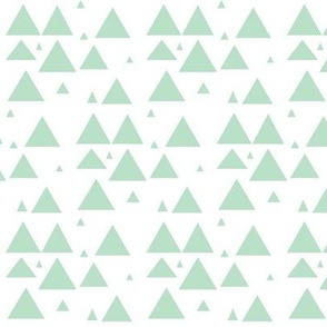 Mint Scattered triangles