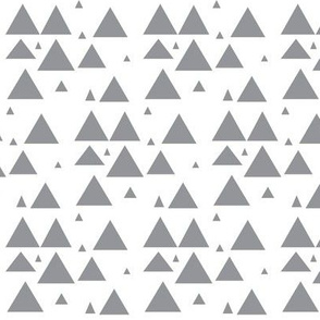 Grey Scattered Triangles - Grey Triangles