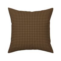 gingham in ancient browns, 1/4" squares 