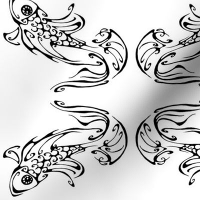 Inkblot Goldfish Mirrored