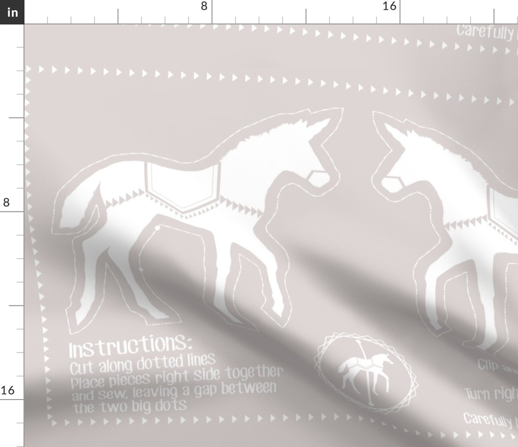 Unicorn Foal Cut & Sew
