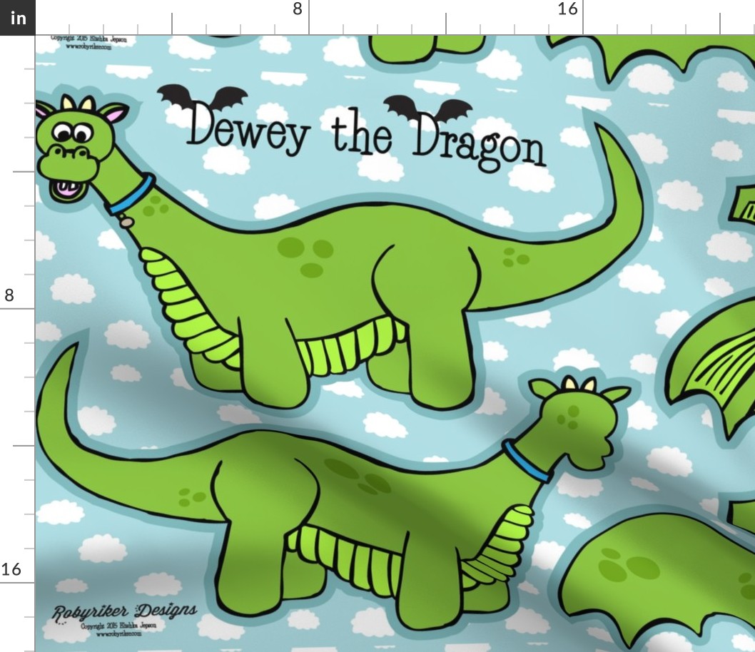 Dewey the Dragon Plushie