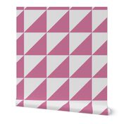 Rose Pink and Dove Gray Quilt Blocks