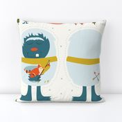 Mr. Yeti Plushie Pillow