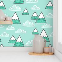 mountains in mint