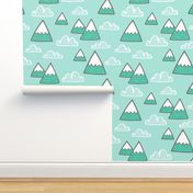 mountains in mint