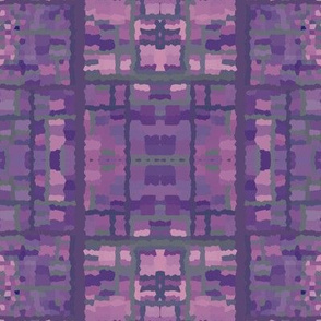 Plum Pink Sage Geometric