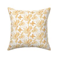 Golden Balls- Small- White Background, Ornate, Swirly, Butterflies, Designs