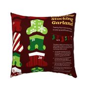 Advent Calendar Mini Stocking Garland