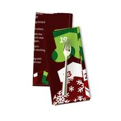 Advent Calendar Mini Stocking Garland