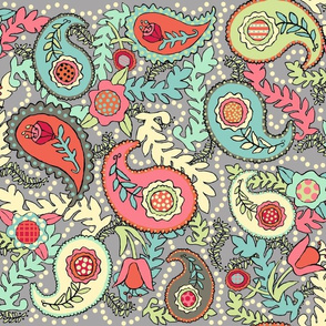 Colorful Paisleys