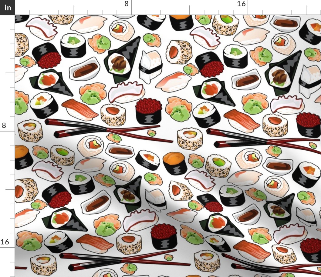 Sushirific Sushi Fabric