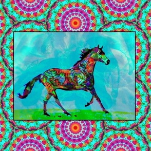 A Celtic Horse, In Mythic Fields