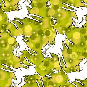 chartreuse unicorns