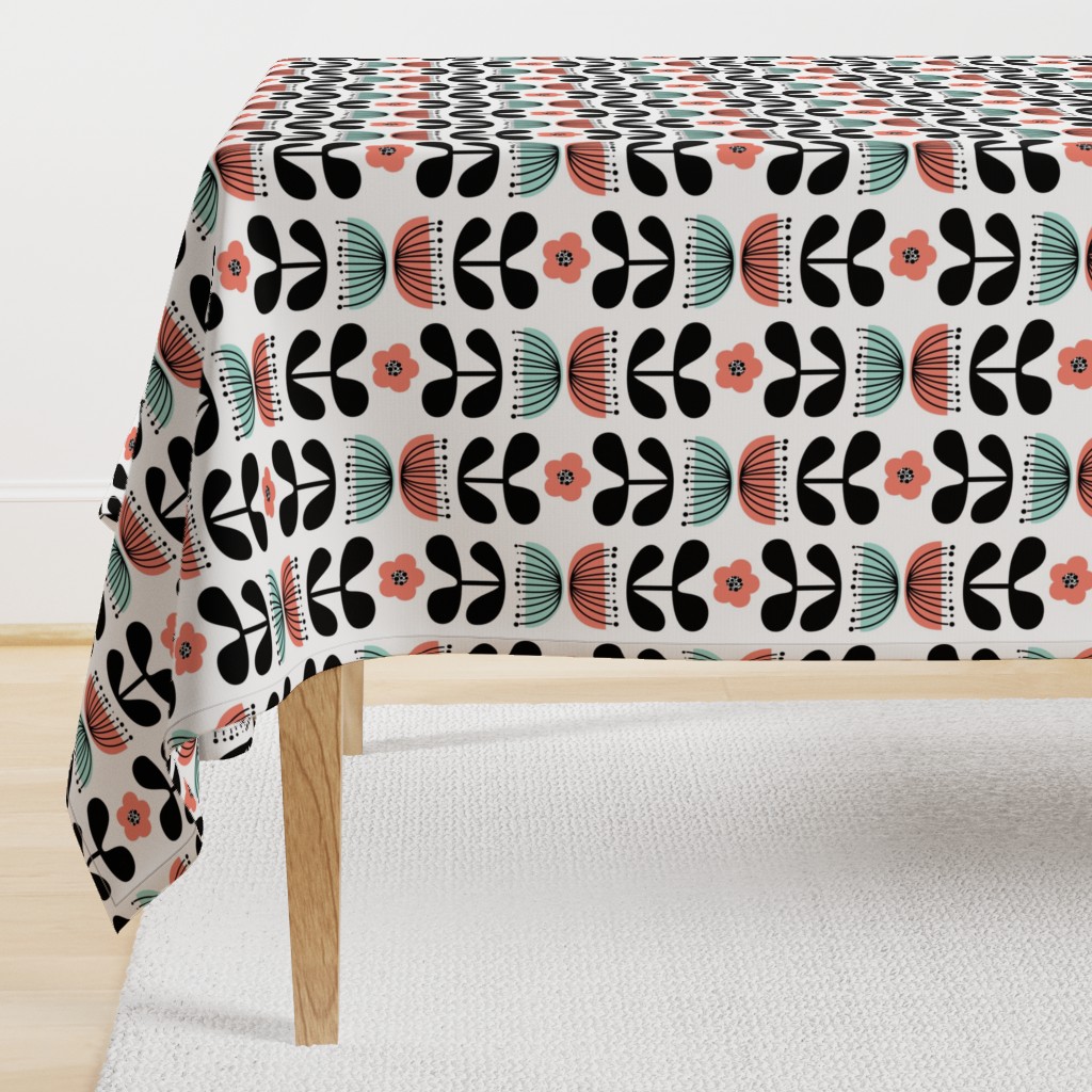 Mid Century Floral