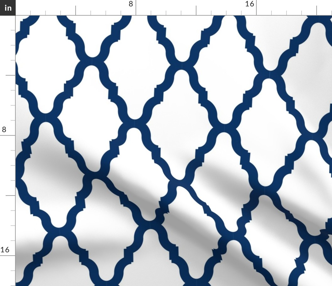 Sea Blue Lattice 2