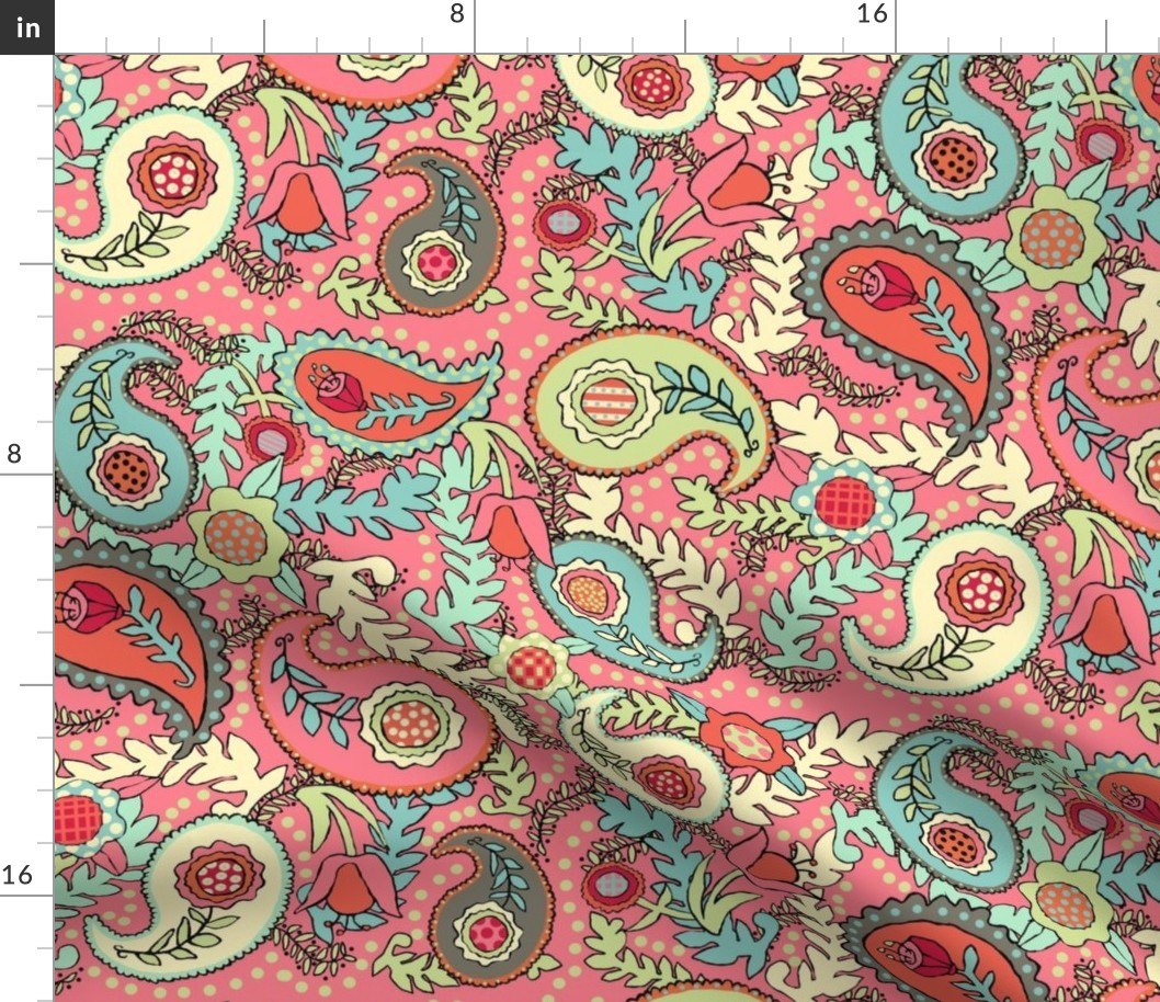 Pink Paisley