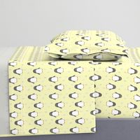 Ice Cold Penguins - Yellow - Large Scale 