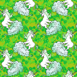 candy green unicorns