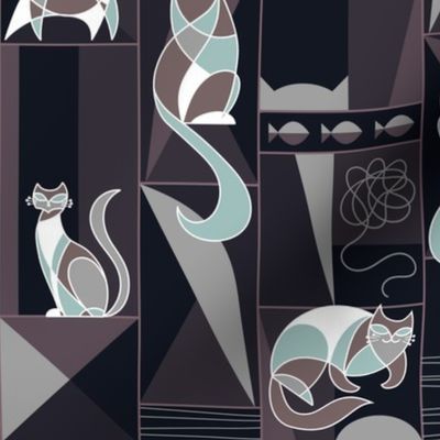 modernist cats dark