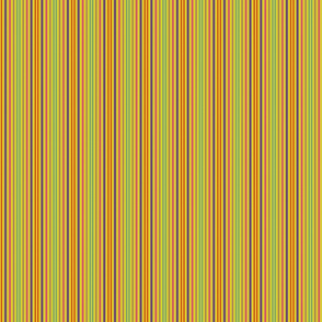 Serendipity Stripes #4 Orange/Green/Purple