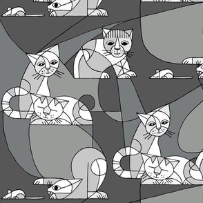 Cubist cats (small)