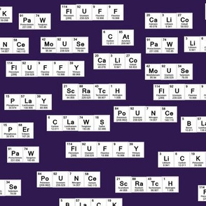 Periodic Cats Violet