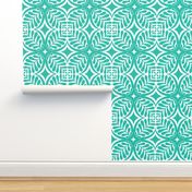 Fern Block Turquoise