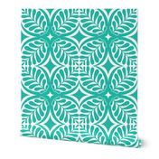 Fern Block Turquoise