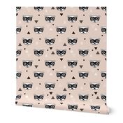 geometric woodland animals raccoon skunk geometric arrows gender neutral kids design