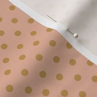 Blush Gold polka