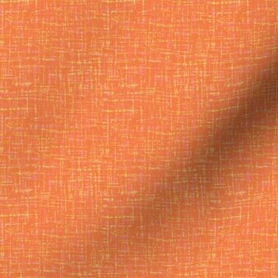 spring quilt orange barkcloth