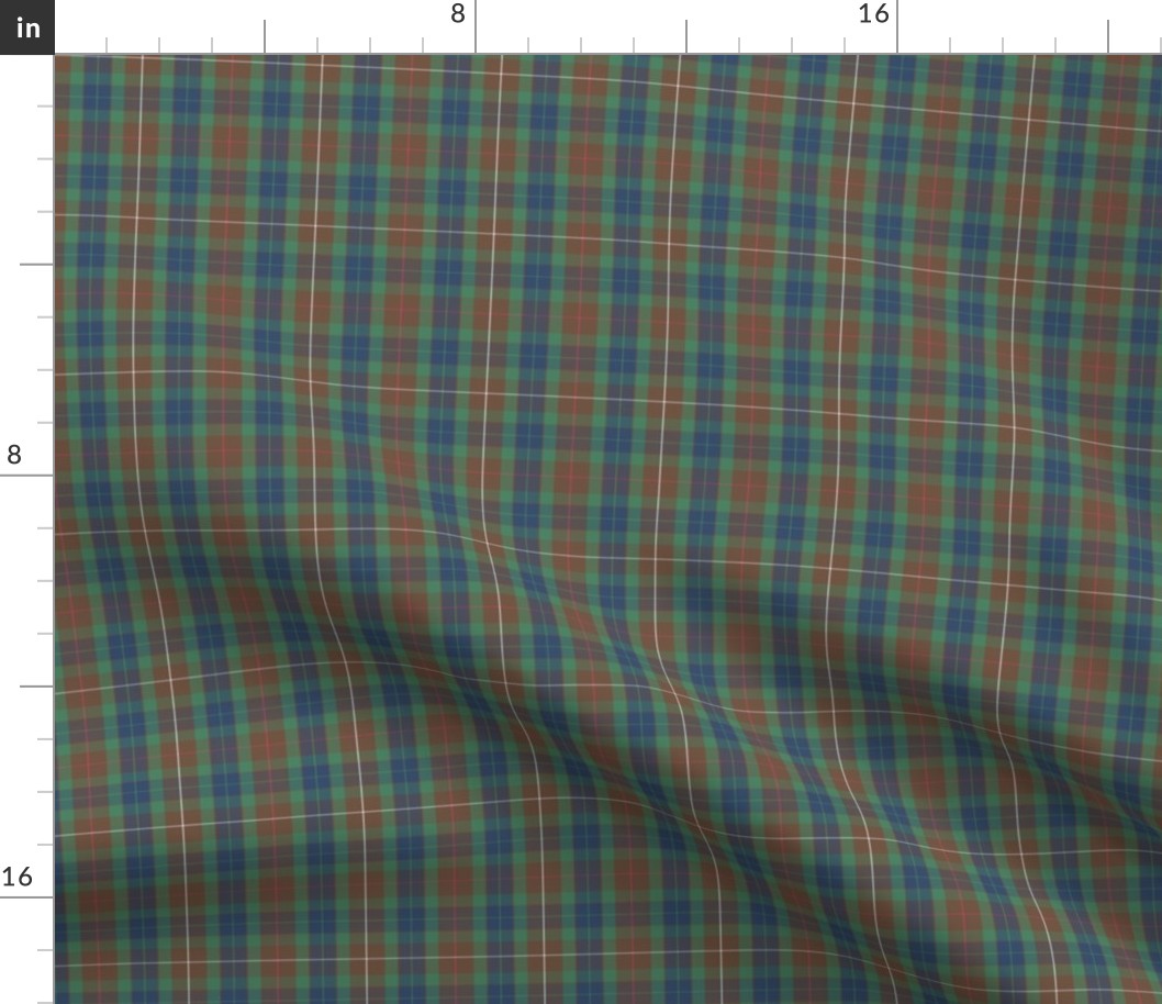 Fraser modern hunting tartan, 3" (1/2 scale)