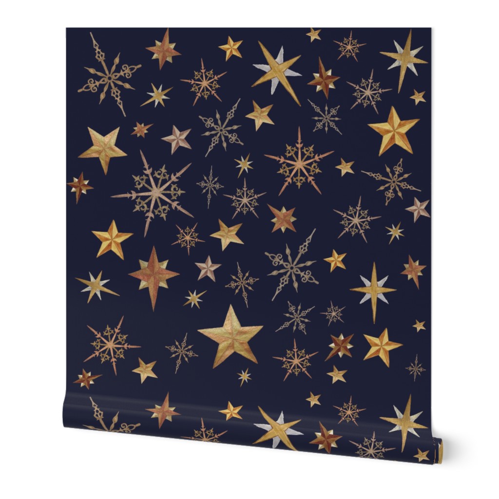 Steampunk Stars - Blue