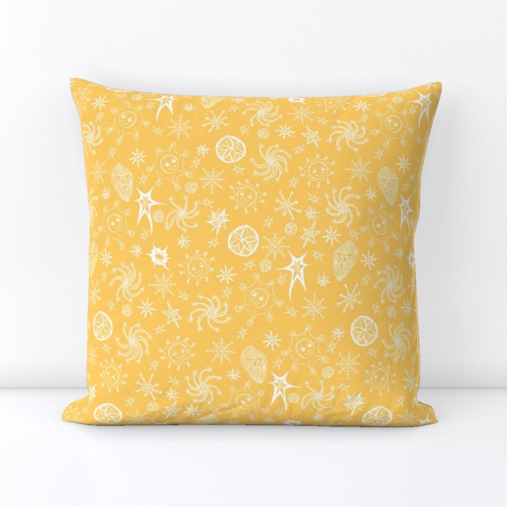 Colourful Celestials - Zingy Frosting - Daffodil Yellow