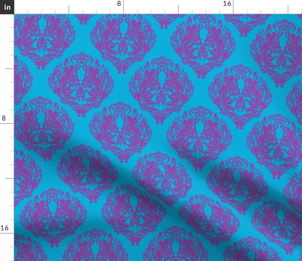 flower_motif_magenta-turquoise