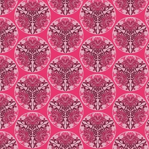 Chinese floral in pink