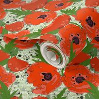 Poppies on music