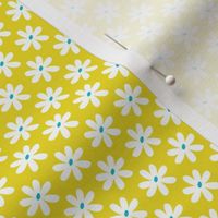 Daisy Chain - Floral Citron Yellow