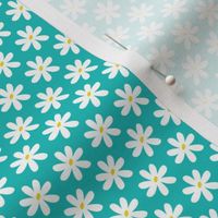 Daisy Chain - Floral Aqua 