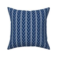 Arcada - Modern Geometric Navy Blue Regular Scale